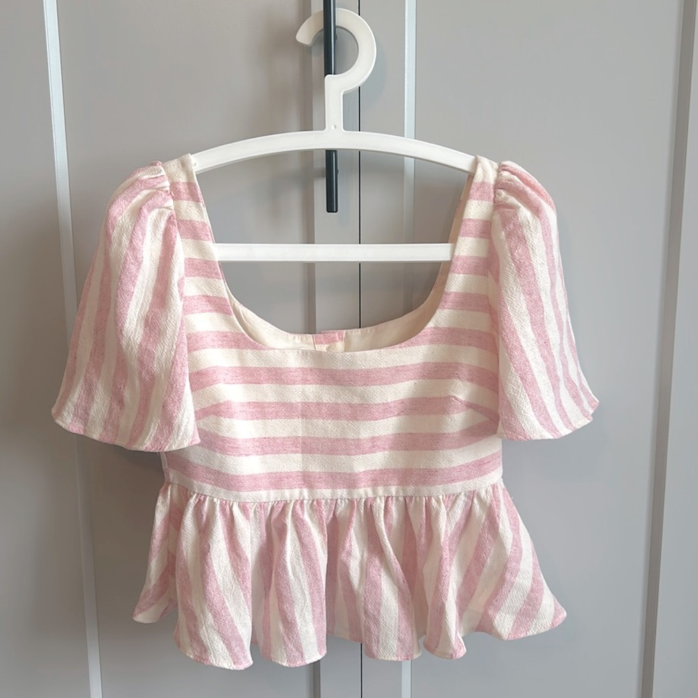Zara Pink Striped top